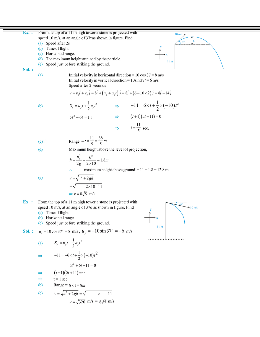 Projectile Motion - Page 21