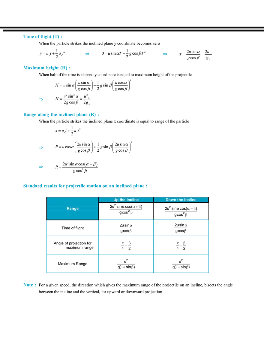 Projectile Motion - Page 6