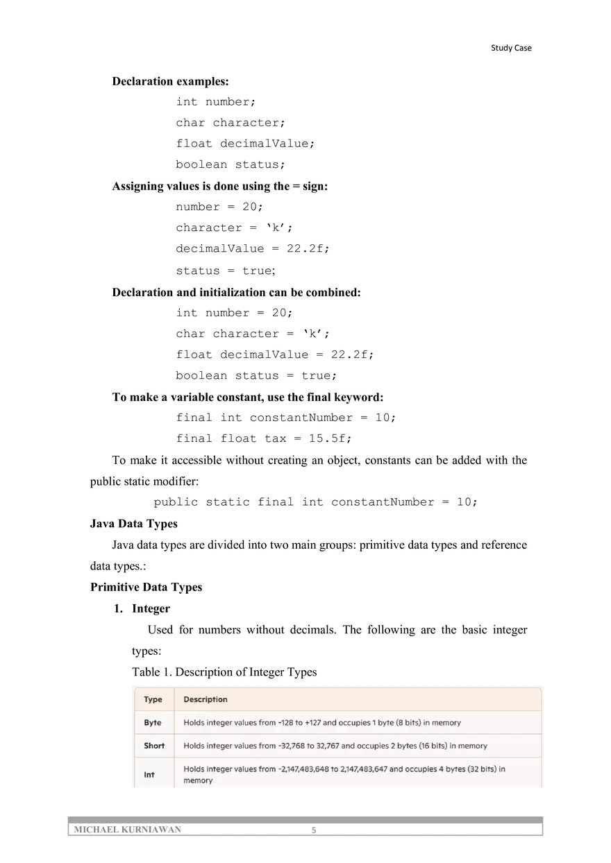 Understanding Keywords in Java Learning - Page 9