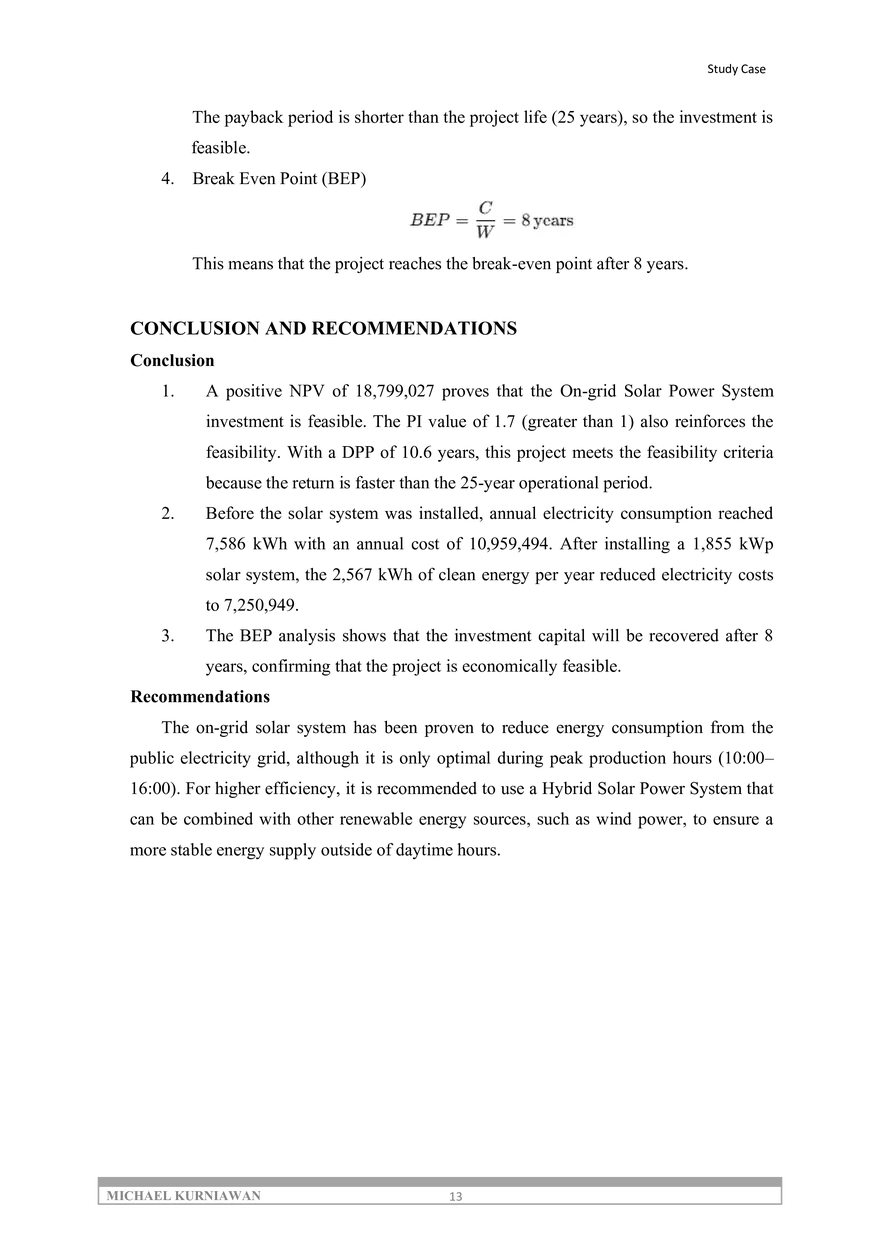 Feasibility Analysis Of On-grid Solar Power - Page 5