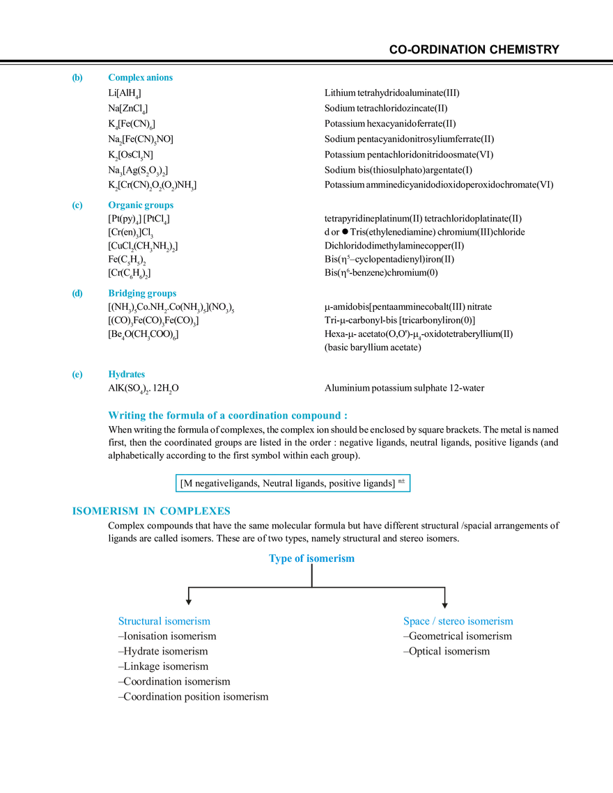 Co-Ordination Chemistry - Page 28