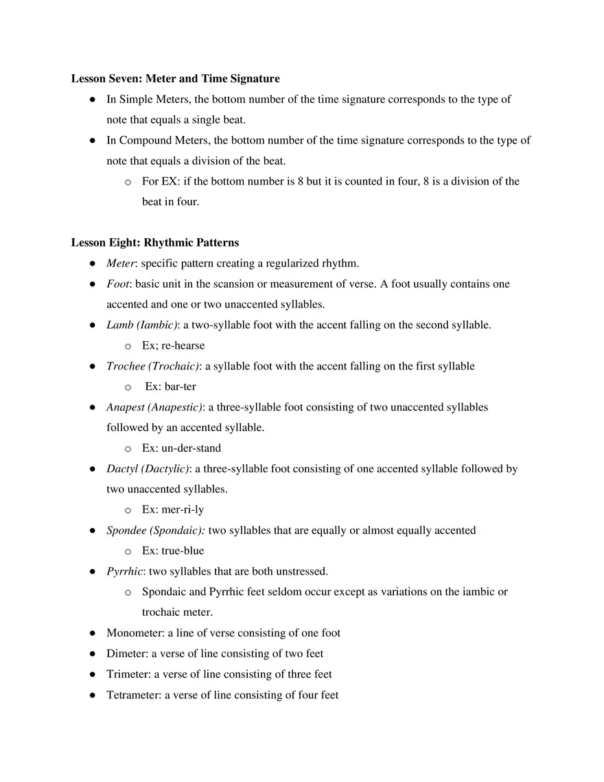 AP Music Theory Unit 1 Music Fundamentals I - Page 6