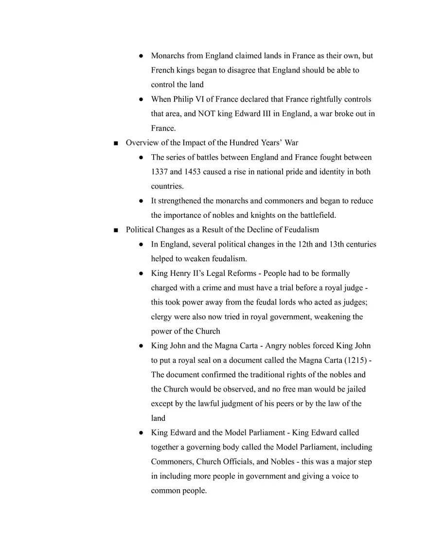 Political Organizations of the Medieval World - Page 3