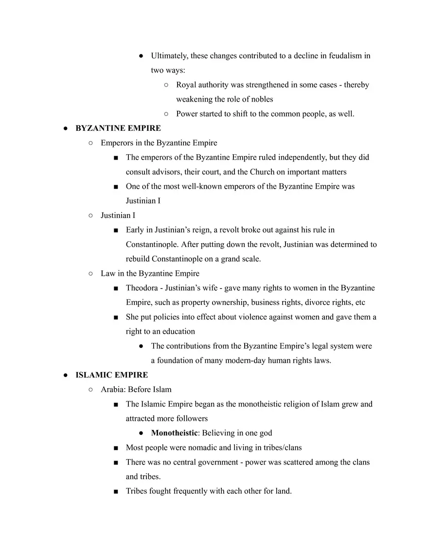 Political Organizations of the Medieval World - Page 4