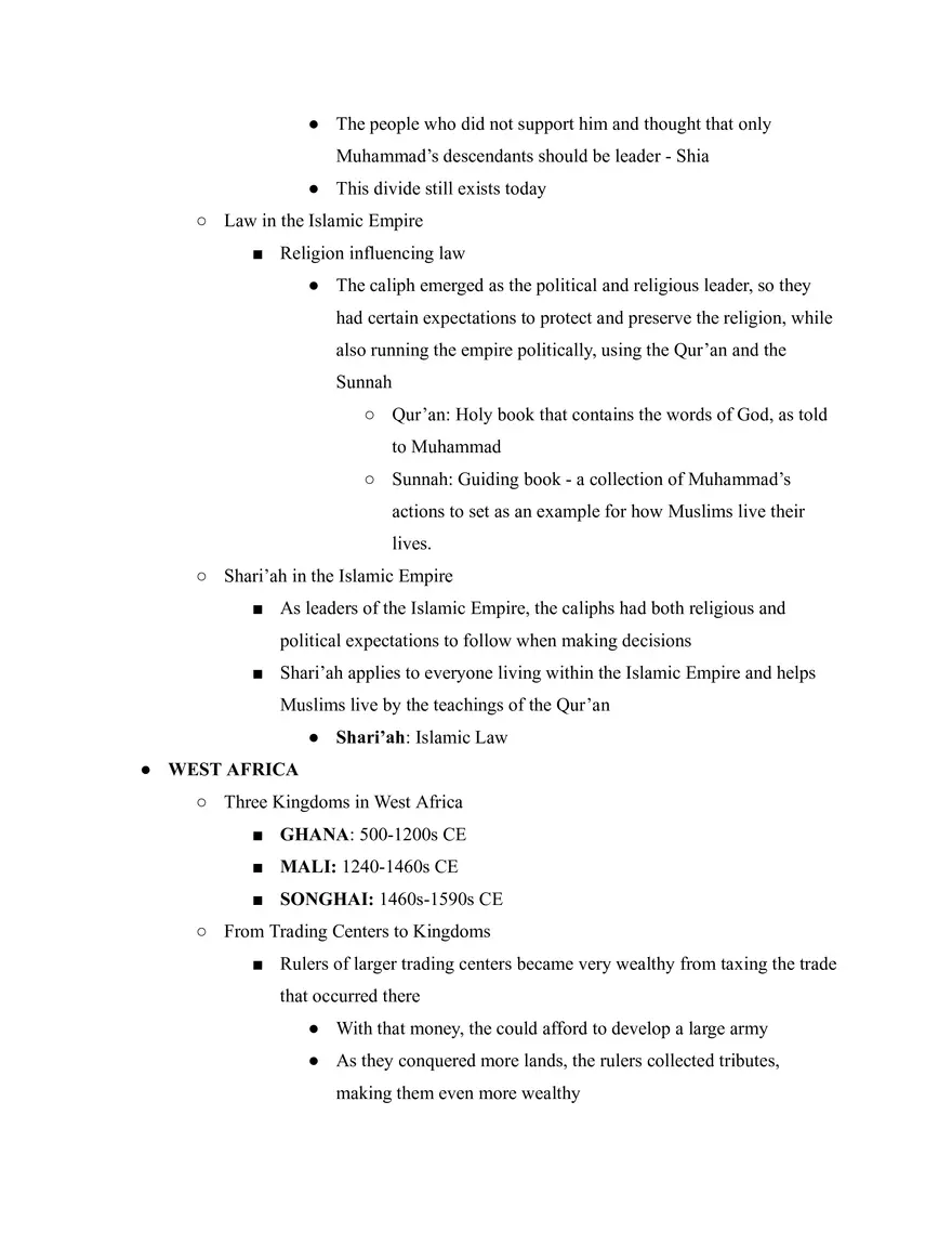 Political Organizations of the Medieval World - Page 6