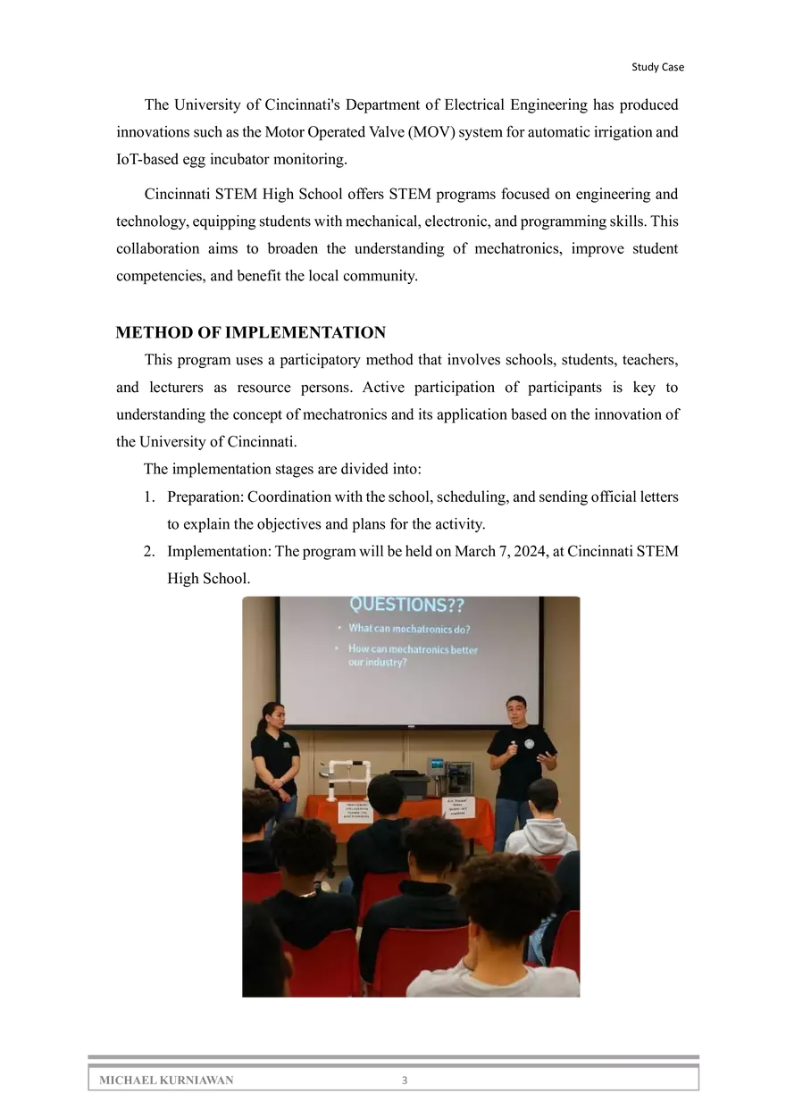 Improving Understanding of  Mechatronics Engineering - Page 3