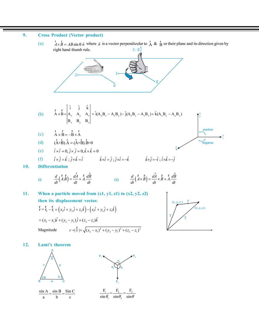 Tips and Formulas Vectors - Page 3