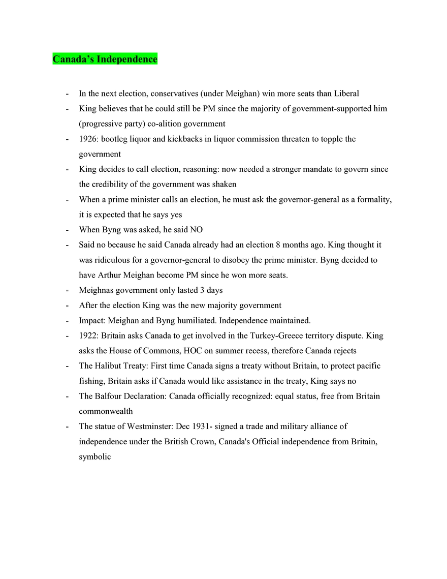 Canadian History Course Guide - Page 11