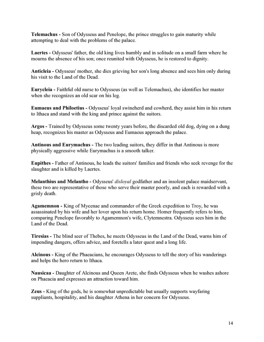 English 1 Study Guide - Page 6