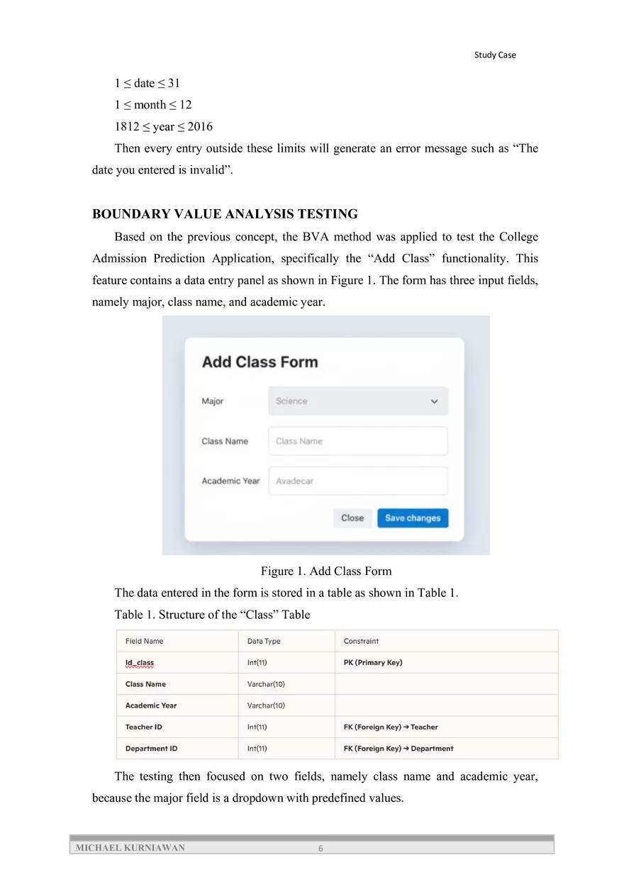 Implementation of Boundary Value Analysis - Page 6