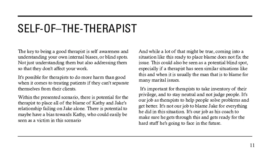 Analyze What You Bring To The Therapy Room - Page 3