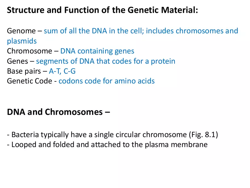 Microbial Genetics Structure and Function of the Genetic Material - Page 2