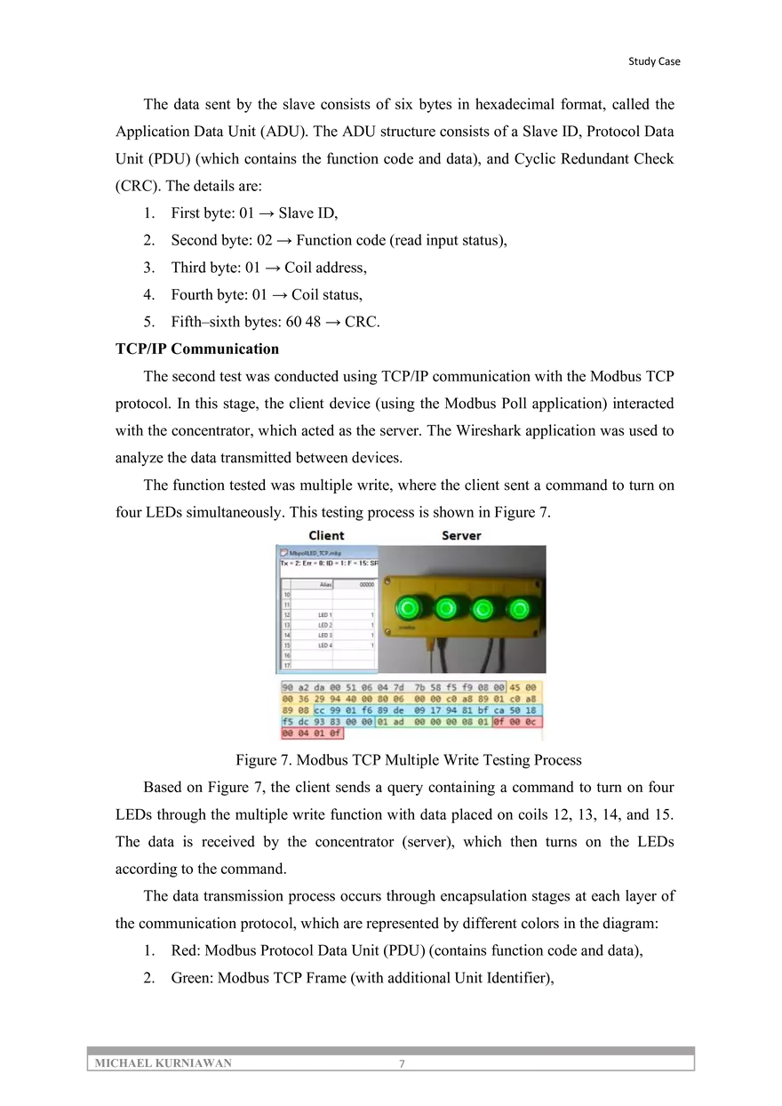 Implementation of RS-485 and TCP/IP Communication - Page 7