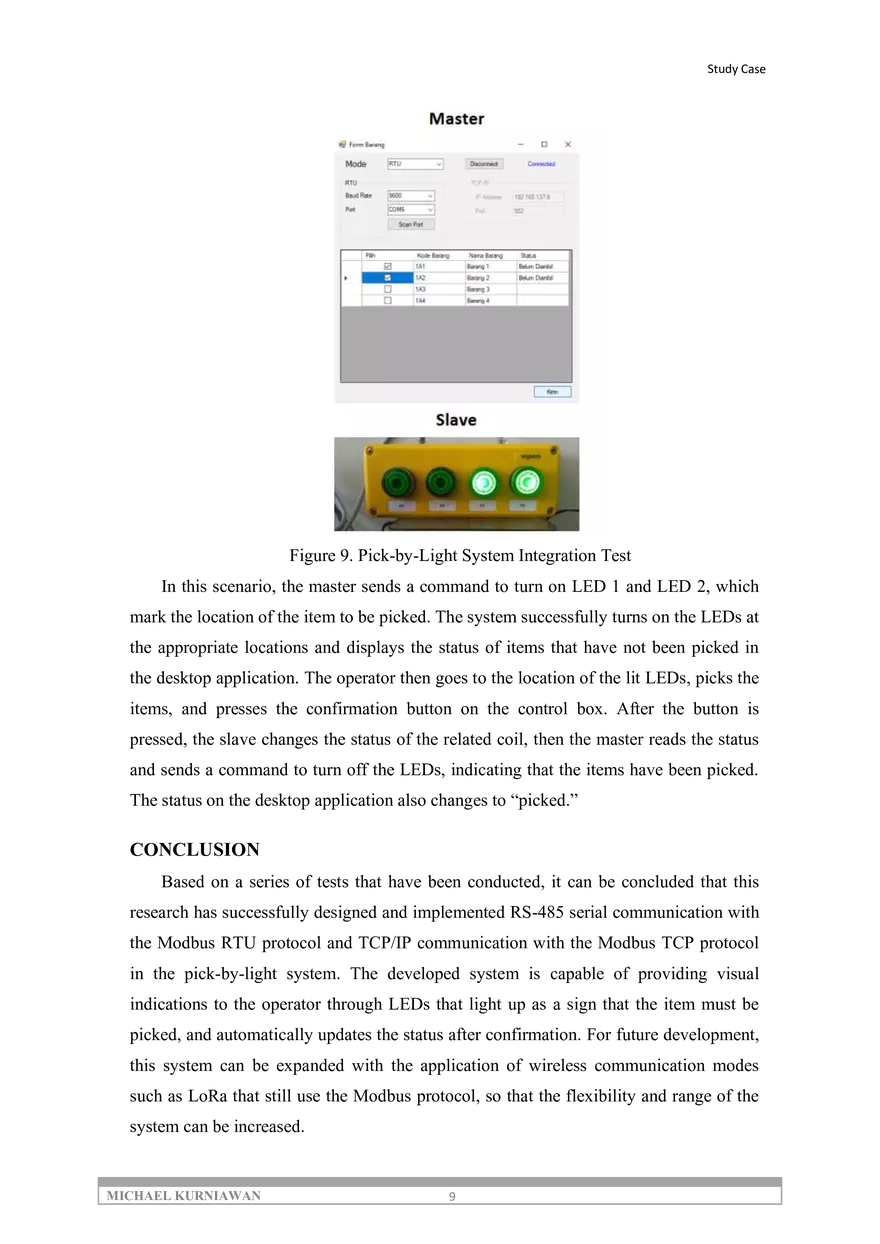 Implementation of RS-485 and TCP/IP Communication - Page 9