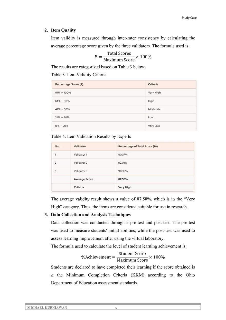 The Effectiveness of Using Virtual Laboratories in Chemistry - Page 5