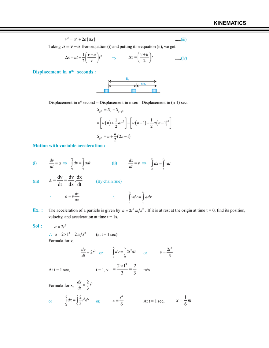 Rectilinear Motion - Page 19
