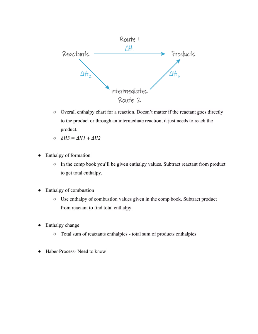 IB SL Chemistry Unit 5 - Page 2