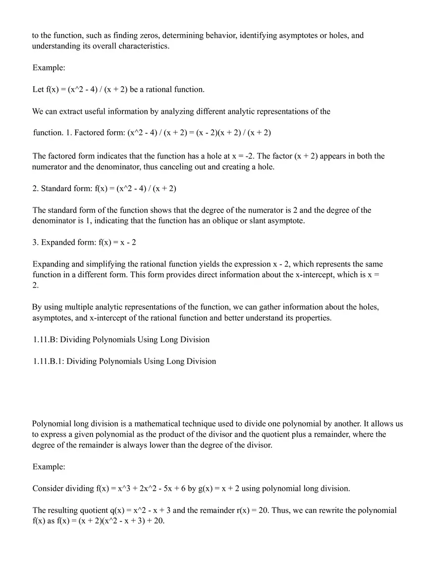 Unit 1 Polynomial & Rational Functions - Page 9