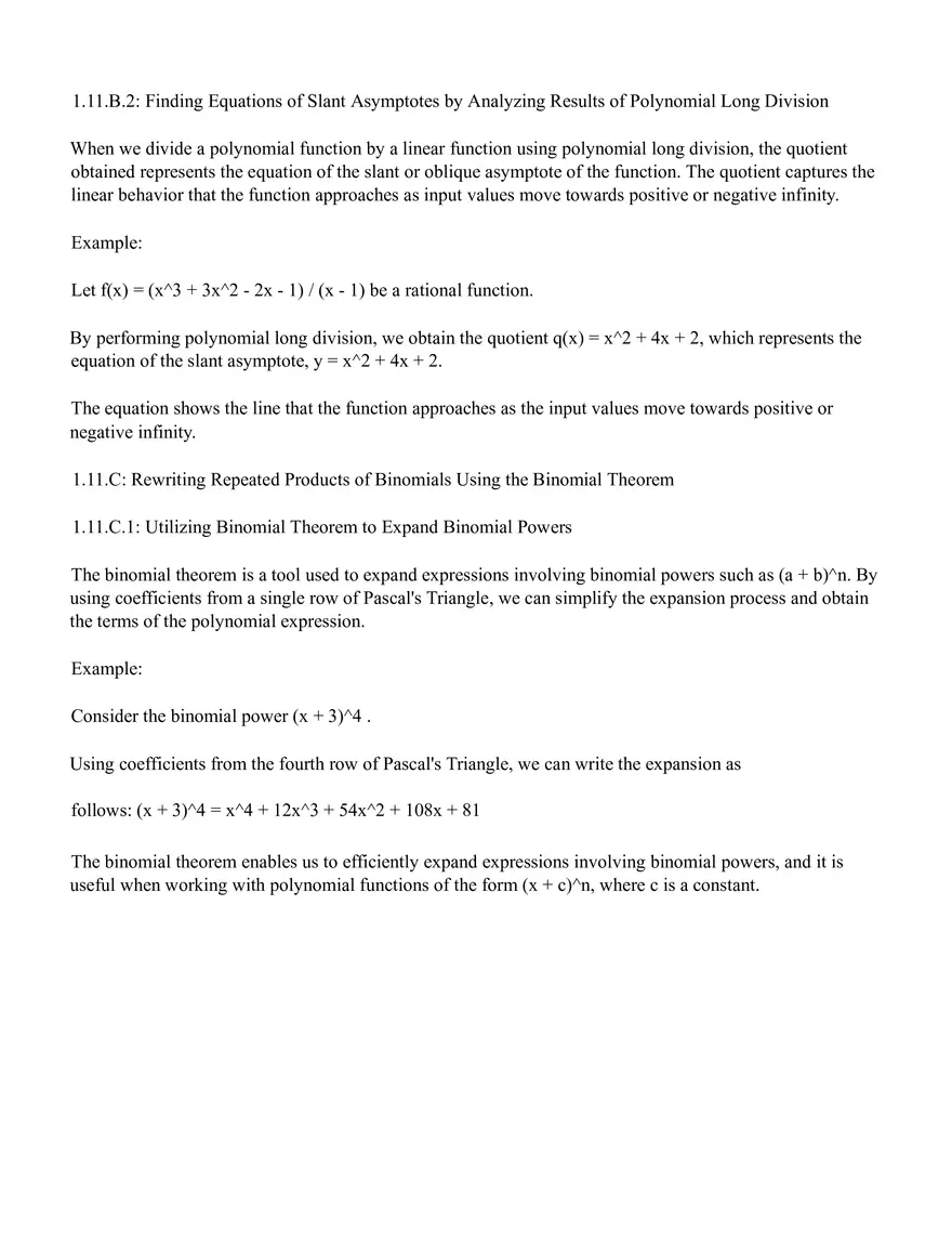 Unit 1 Polynomial & Rational Functions - Page 10