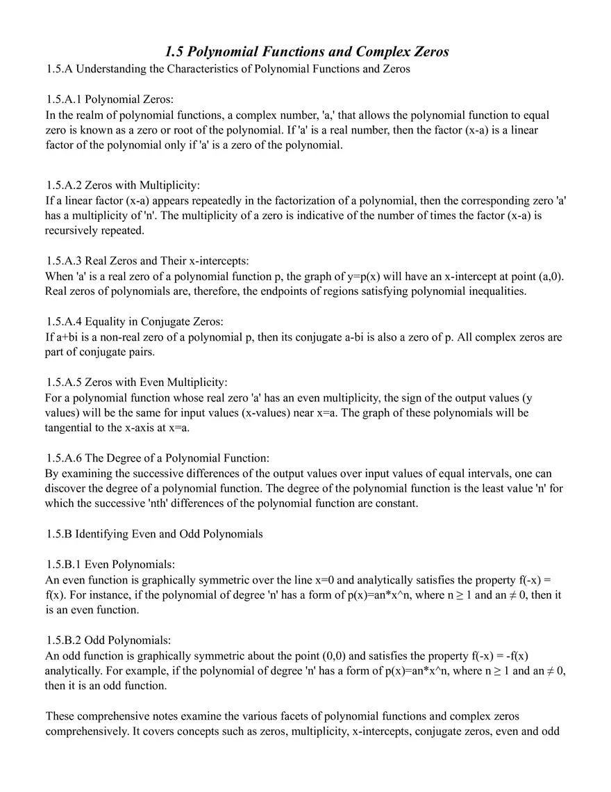 Unit 1 Polynomial & Rational Functions - Page 28