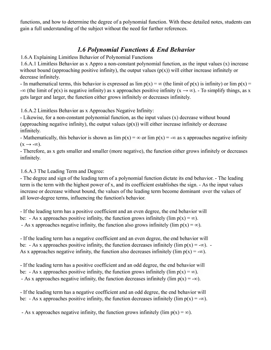 Unit 1 Polynomial & Rational Functions - Page 29