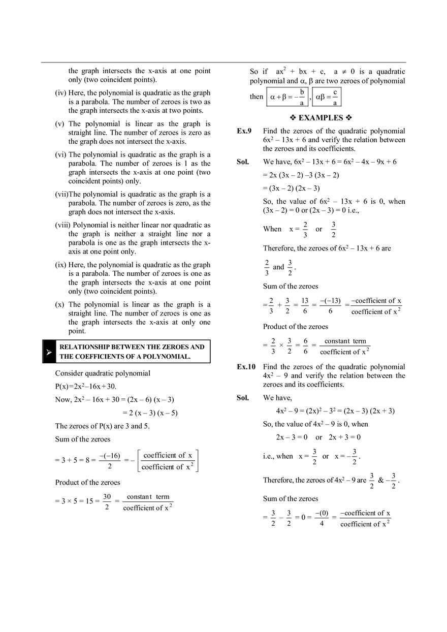 Polynomials Notes - Page 14