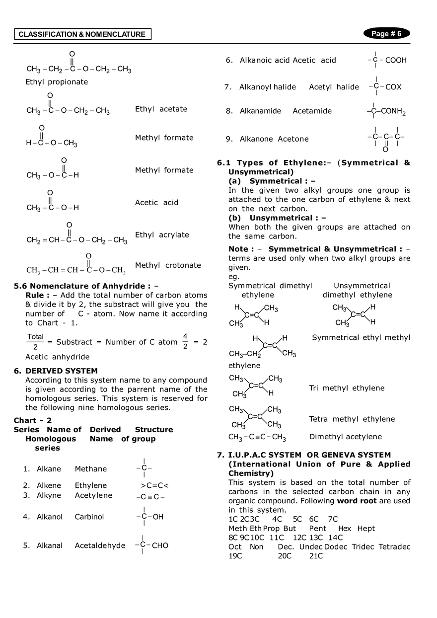 Classification & Nomenclature Notes - Page 6