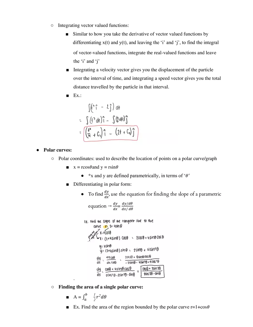 AP Calculus BC Unit 9 Defining and Differentiating Parametric Equations - Page 7