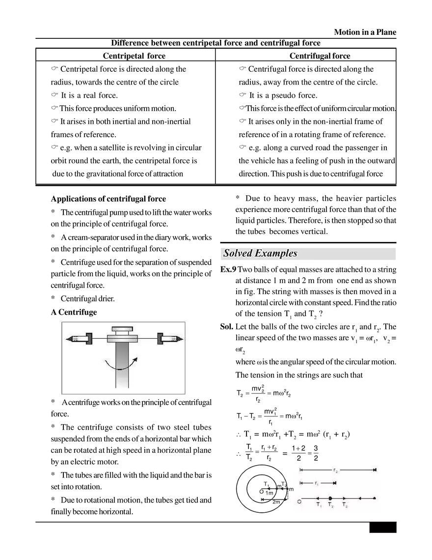 Motion in a Plane Circular Motion - Page 16