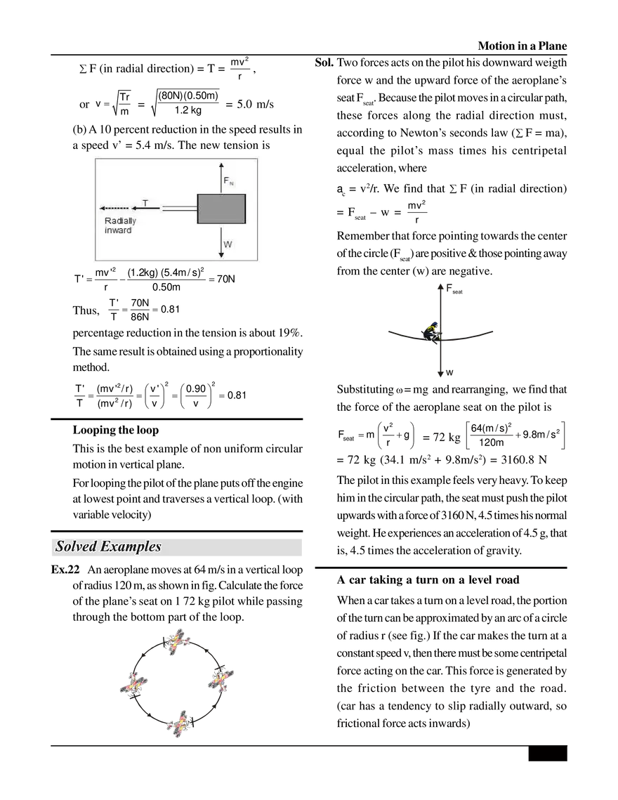Motion in a Plane Circular Motion - Page 6