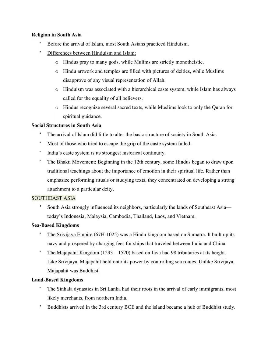 AP World History Unit 1 The Global Tapestry - Page 7