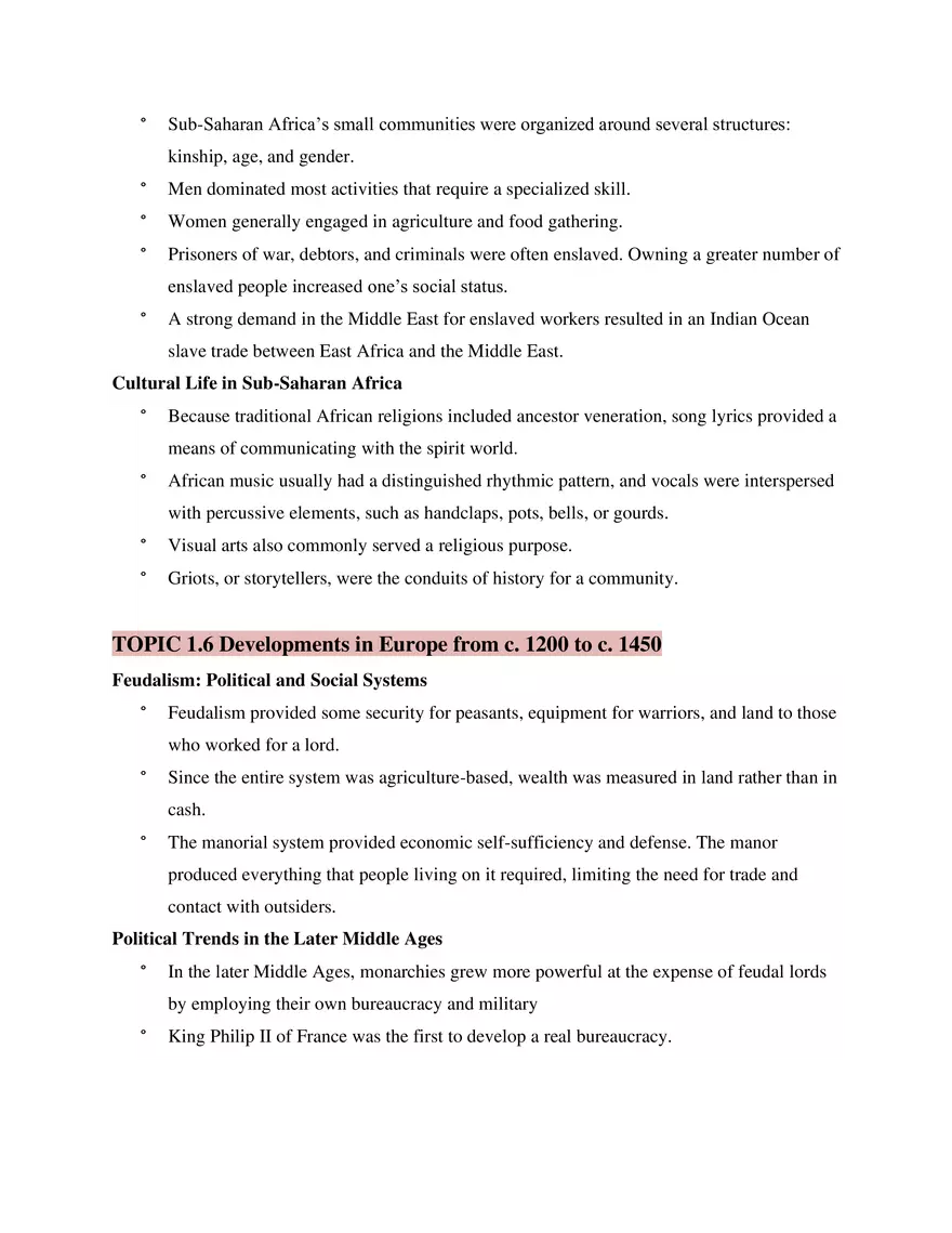 AP World History Unit 1 The Global Tapestry - Page 10