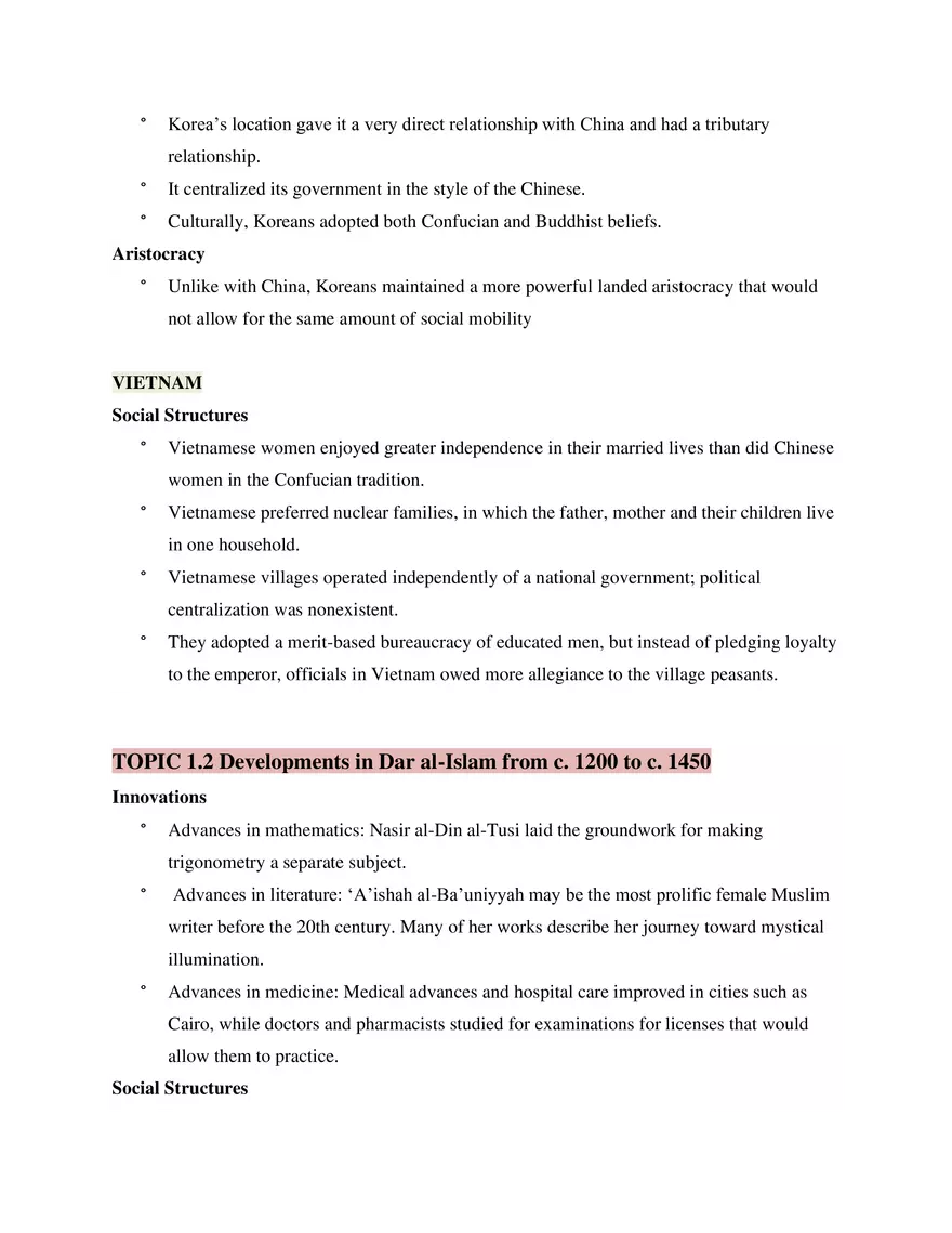 AP World History Unit 1 The Global Tapestry - Page 5