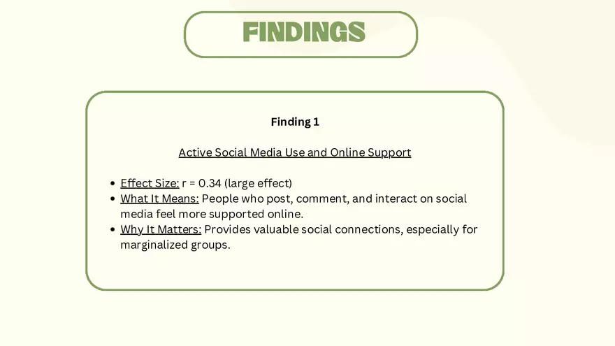 Active and Passive Social Media Presentation - Page 13