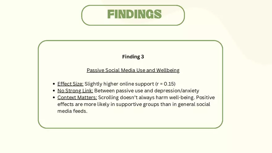 Active and Passive Social Media Presentation - Page 3