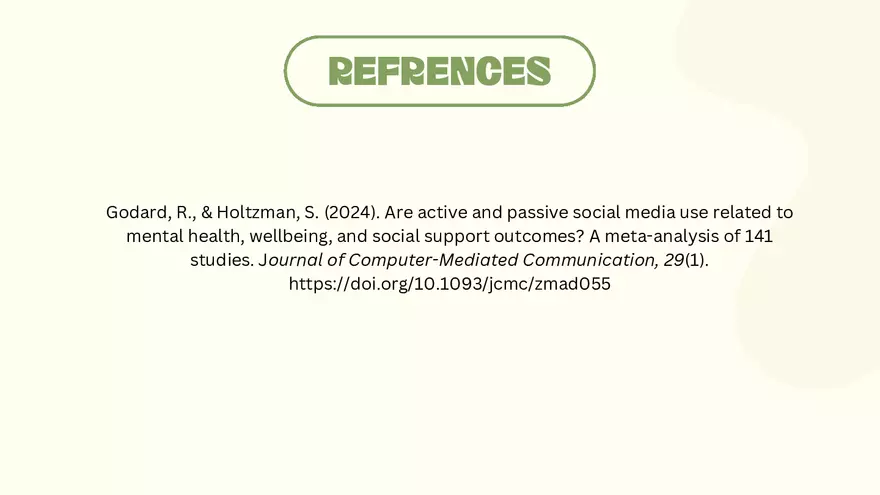 Active and Passive Social Media Presentation - Page 5