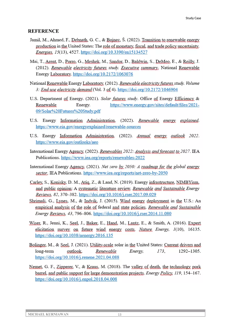 Statistical Analysis of the United States Renewable Energy - Page 5