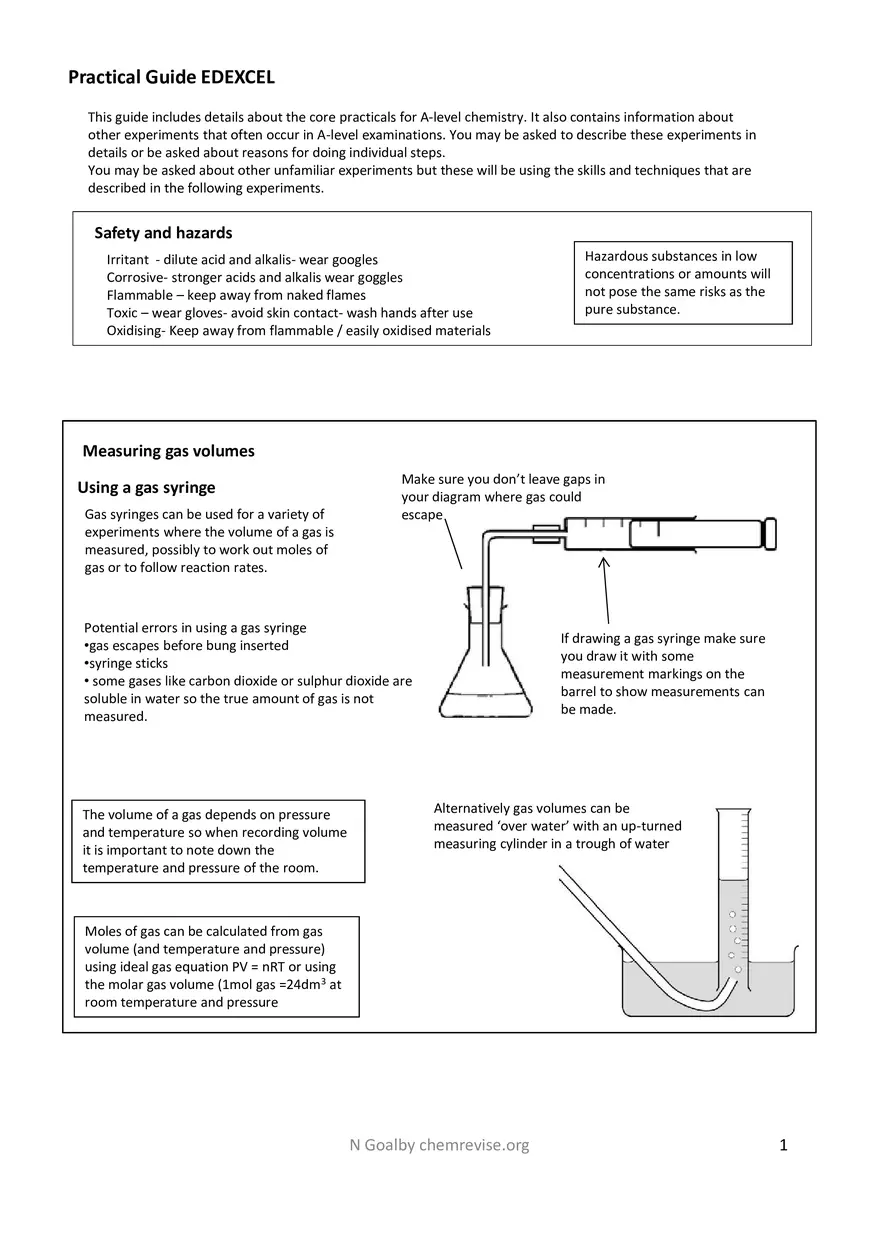 Practical Guide EDEXCEL - Page 1