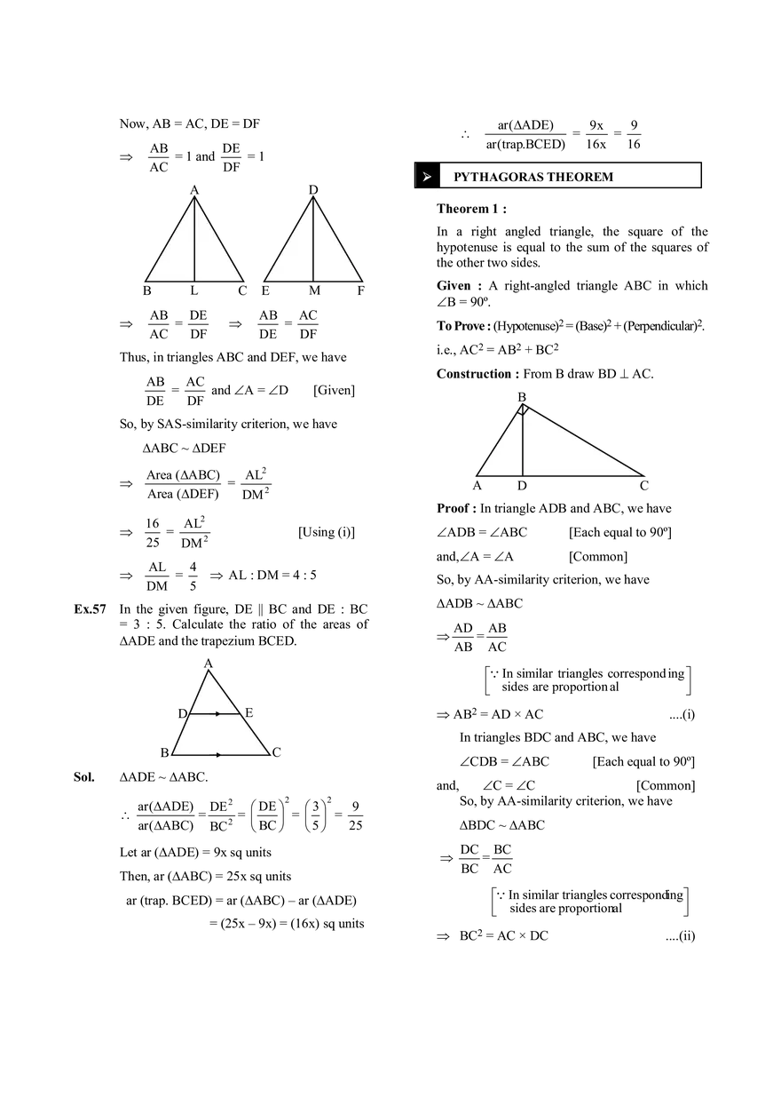 Similar Triangles - Page 21