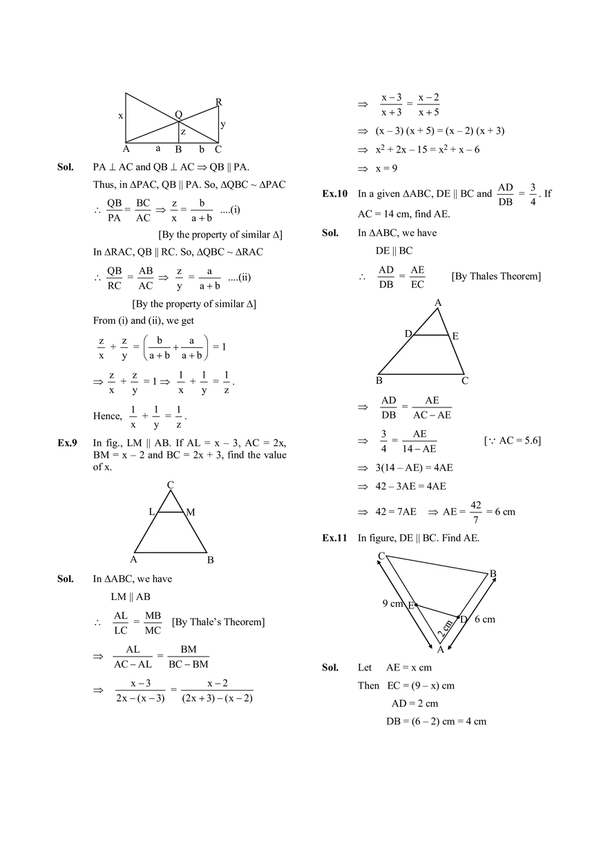 Similar Triangles - Page 31
