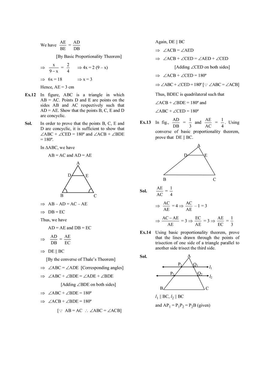 Similar Triangles - Page 32