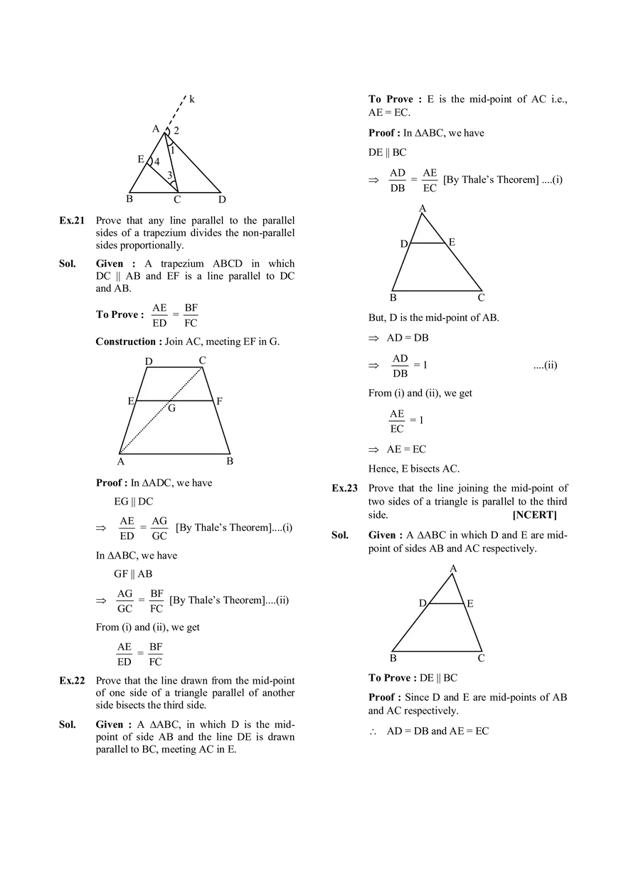 Similar Triangles - Page 3