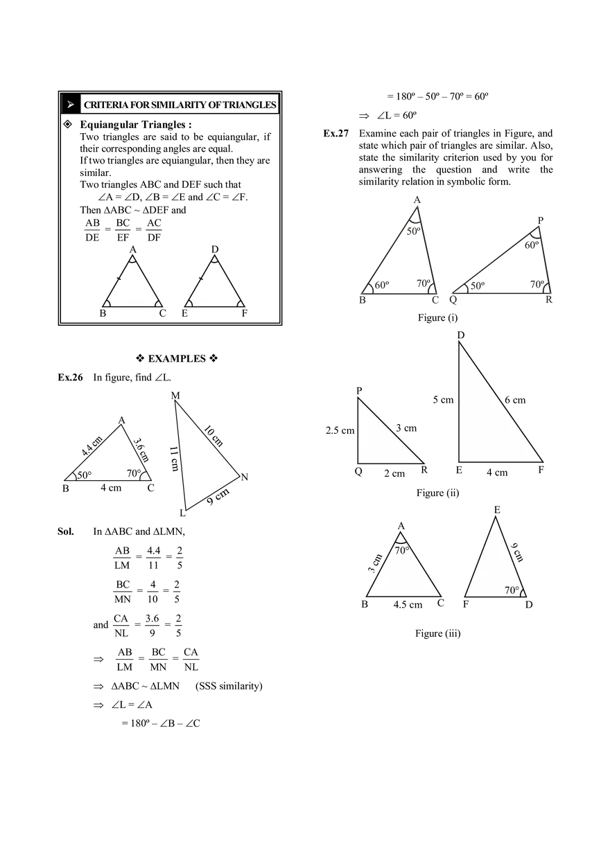 Similar Triangles - Page 5