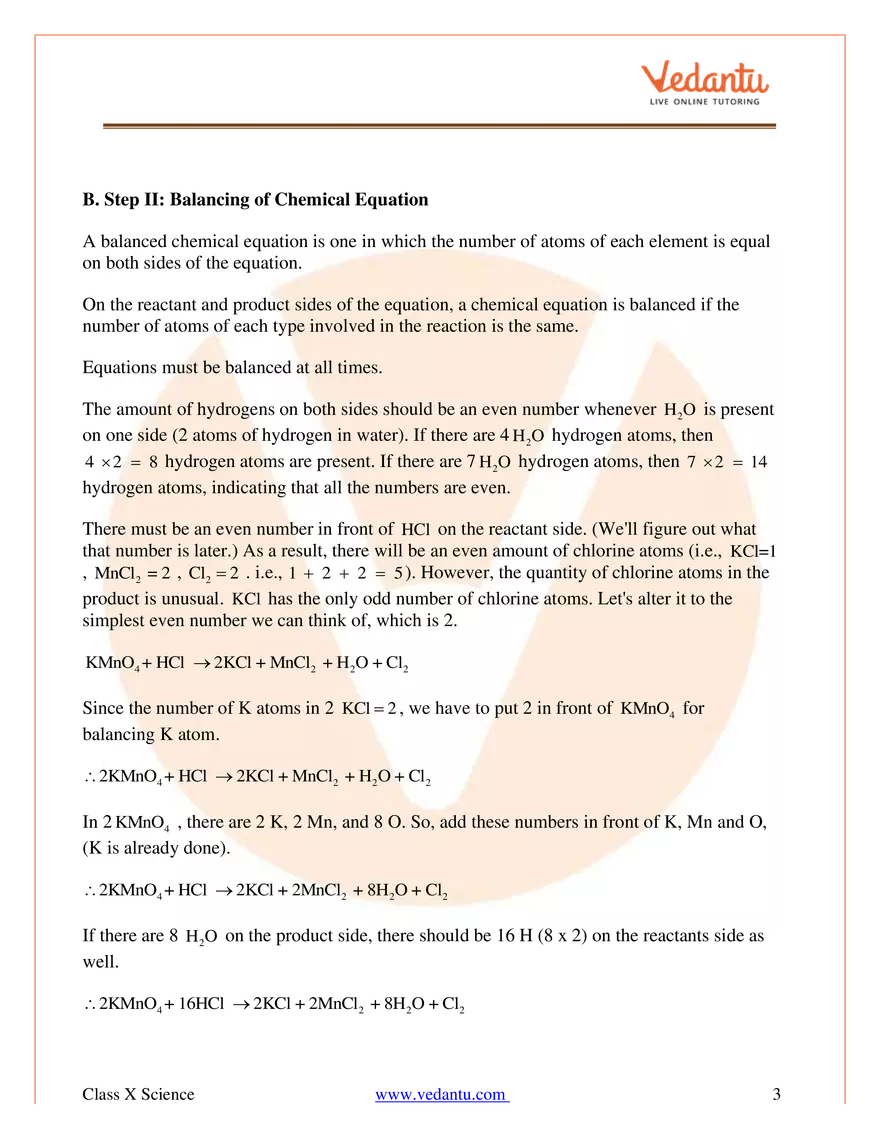 Chemical Reactions And Equations Class 10 Science Notes - Page 6