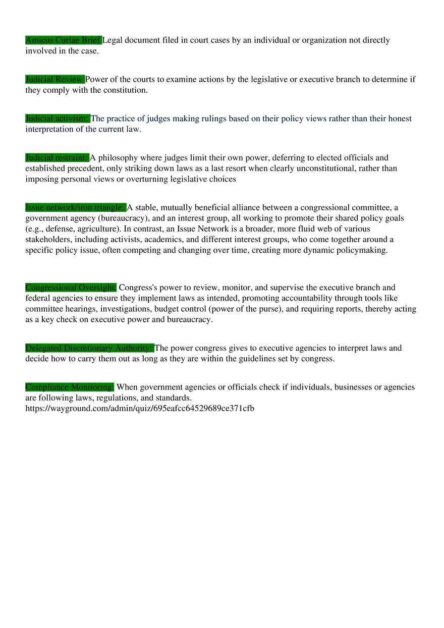 Unit 2- Key Concepts Vocab List - Page 3