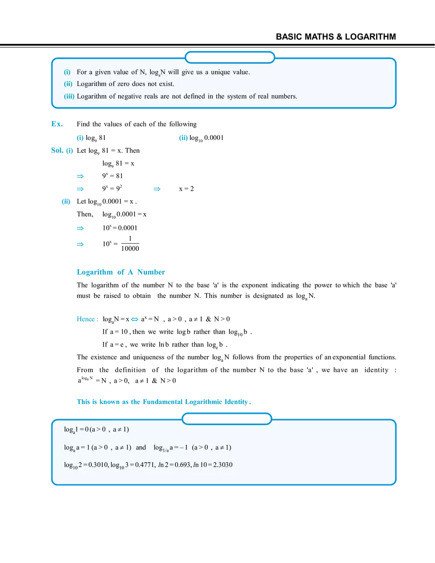 Basic Maths & Logarithm - Page 9