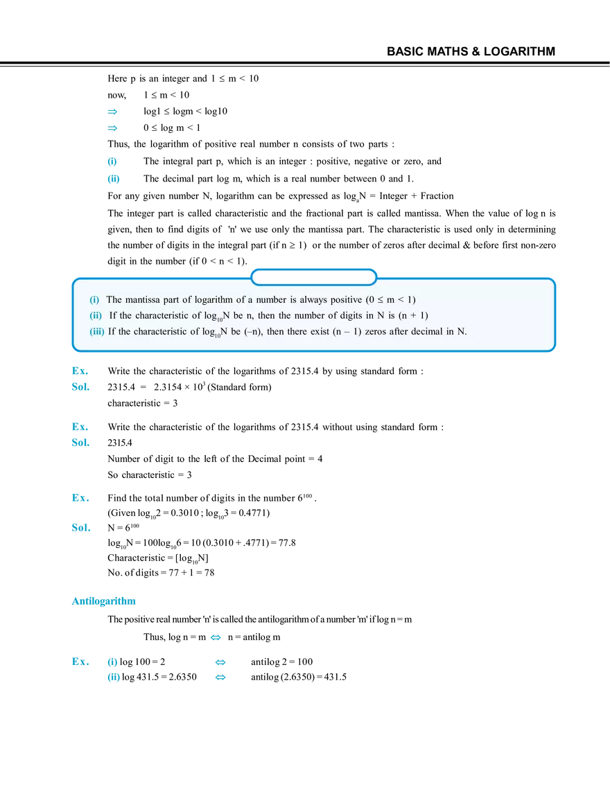 Basic Maths & Logarithm - Page 14