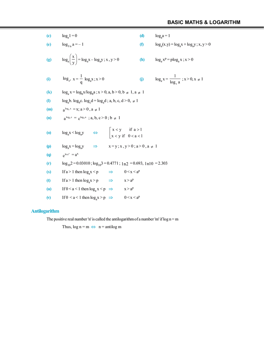 Basic Maths & Logarithm - Page 16