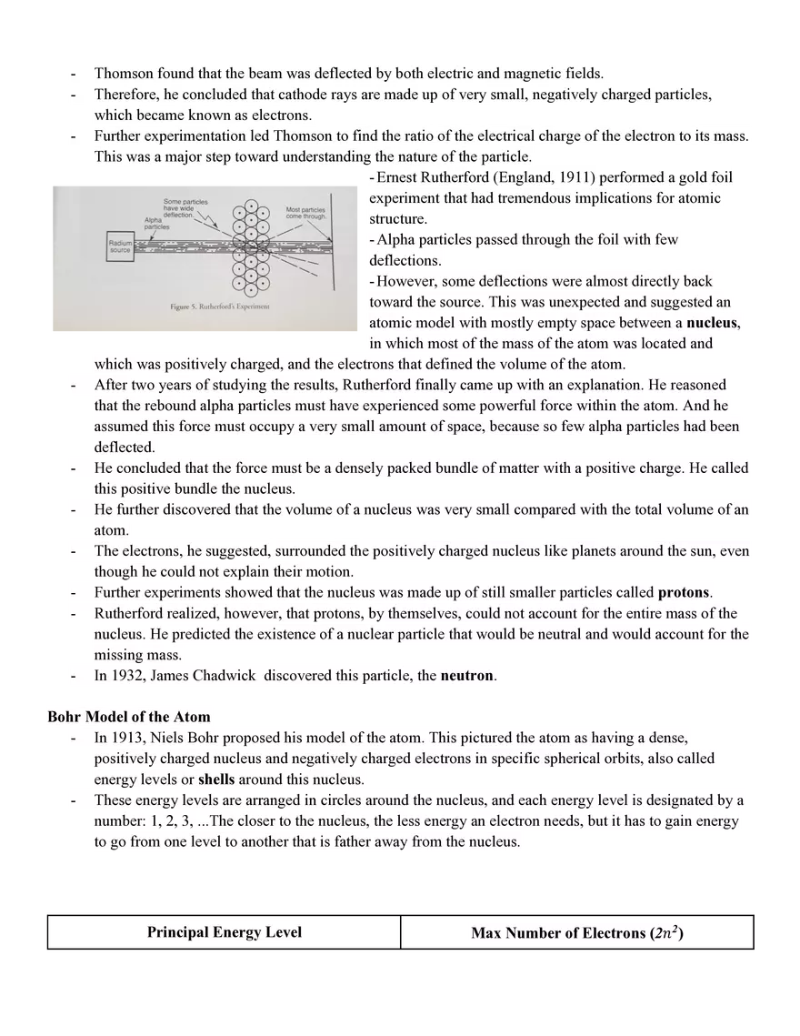 Chapter 2 Atomic Structure and the Periodic Table of Elements - Page 2