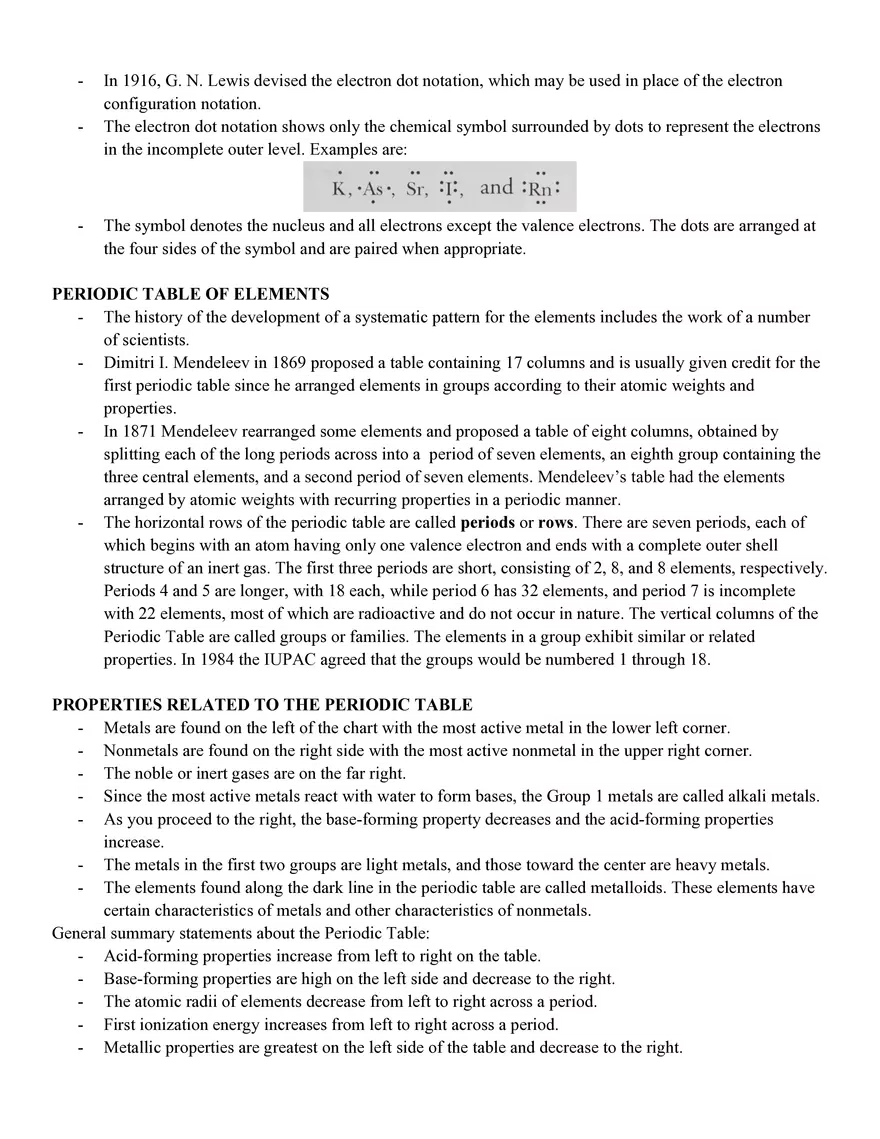 Chapter 2 Atomic Structure and the Periodic Table of Elements - Page 5